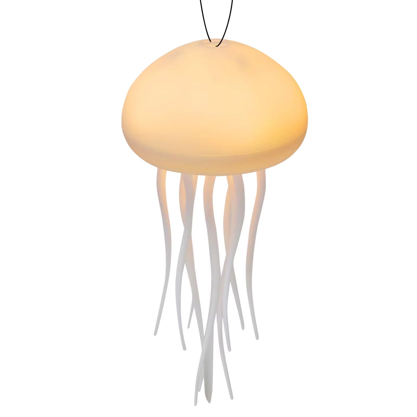Jellyfish Atmosphere Light with Warm Glow and Full-Color Gradient, Featuring Two Modes and Automatic Tentacle Rotation